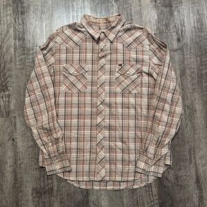 Tao’s Western Plaid Pearl Snap Rodeo Cowboy Shirt